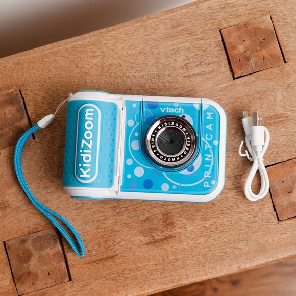 VTech KidiZoom PrintCam Digital Camera and Printer for Kids Blue - Picture 1 of 3